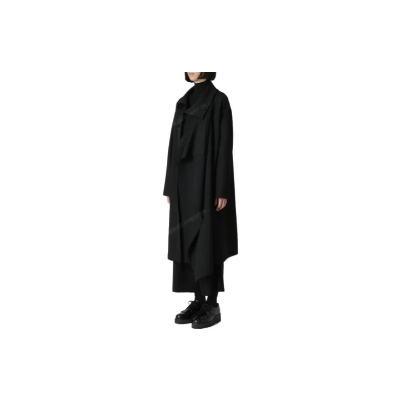 Yohji Yamamoto Coats Women's Black-3