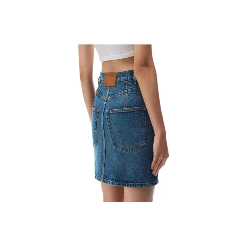 Alexander Wang High Waisted Button Up Skirt-5