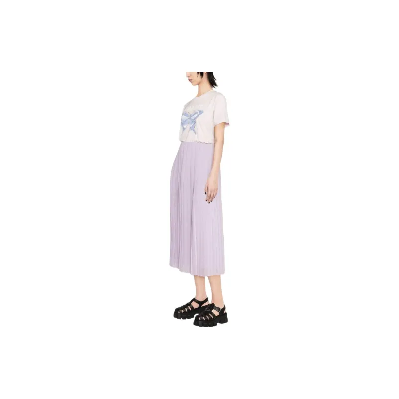 GANNI T Shirts Women's Light Purple-3