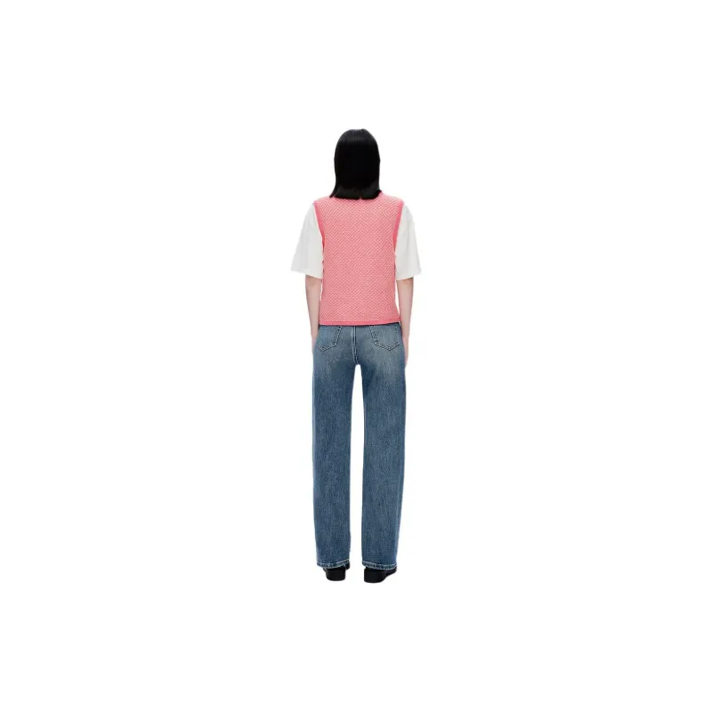 H'S Sweater Women's Cherry Red Pink-1
