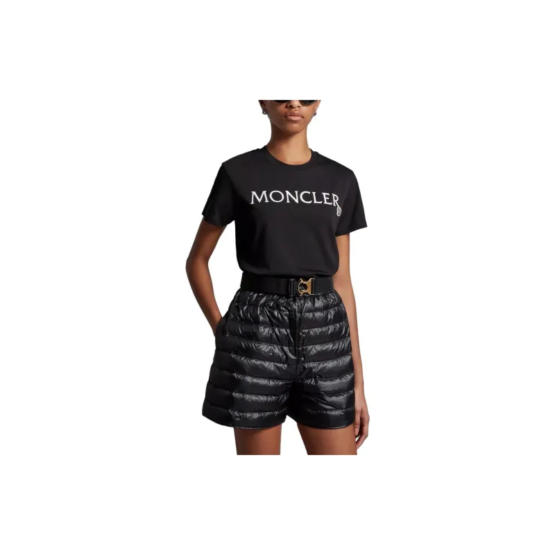 Moncler Logo Embroidered Crewneck T Shirt-3