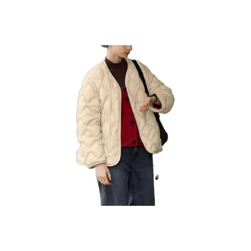UNIQLO Down Jacket Women's Light Beige-1