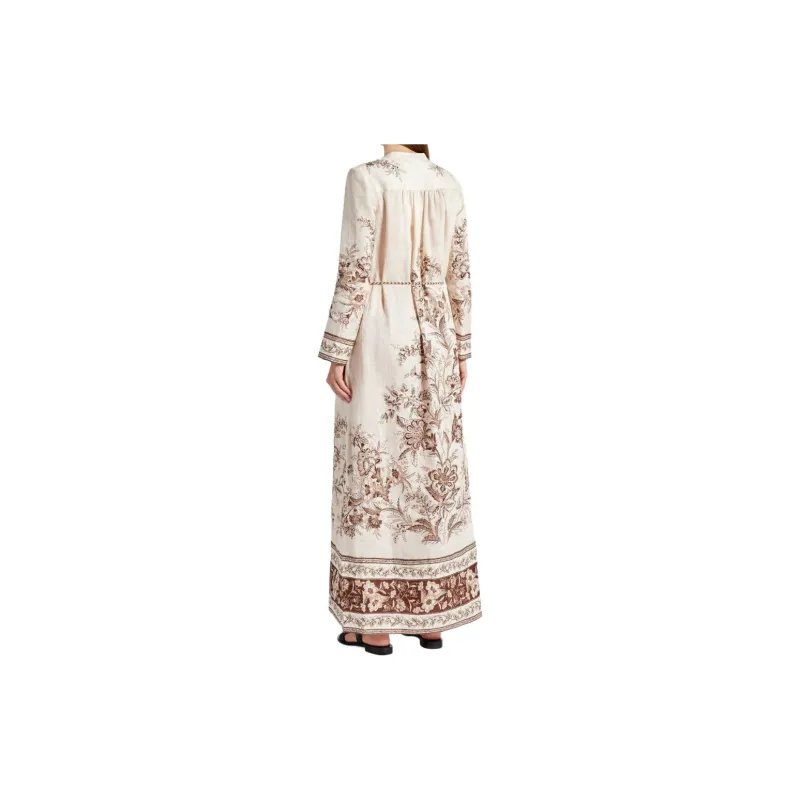 Zimmermann Junie Floral-print Linen Maxi Dress-2