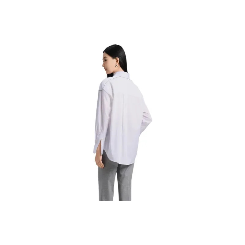 Blood Glitter Shirt Women's White-1