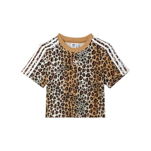 Adidas Originals Crop Tops Women's Leopard