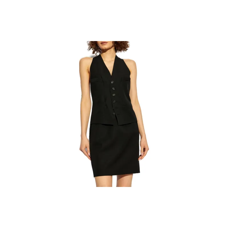 DSQUARED 2 V Neck Sleeveless Mini Dress-1