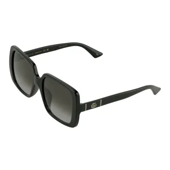 GUCCI Acetate Square Sunglasses Women's Black