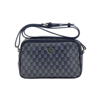 GUESS Polyurethane Shoulder Bag Crossbody Bag Regular Men's Blue