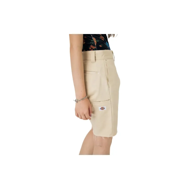 Moussy X Dickies MOUSSY Collaboration Casual Shorts Women's Khaki-3