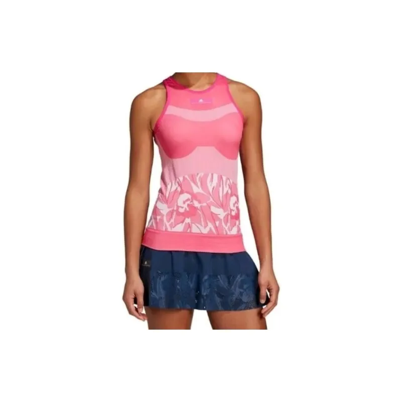 Adidas Sleeveless Sports Shirts Women's Pink-2