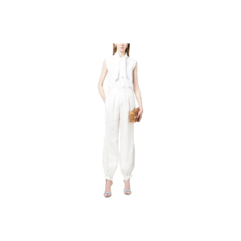 Zimmermann SS23 Casual Pants Women's White-1