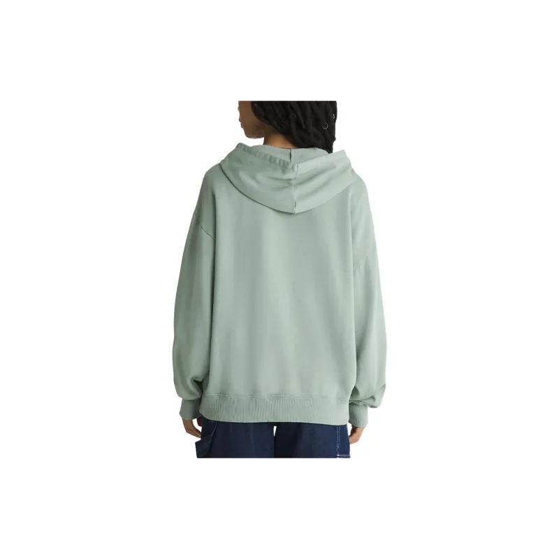 Vans Everyday Oversized Full Zip Hoodie Jackets Coats Women's Iceberg Green-3