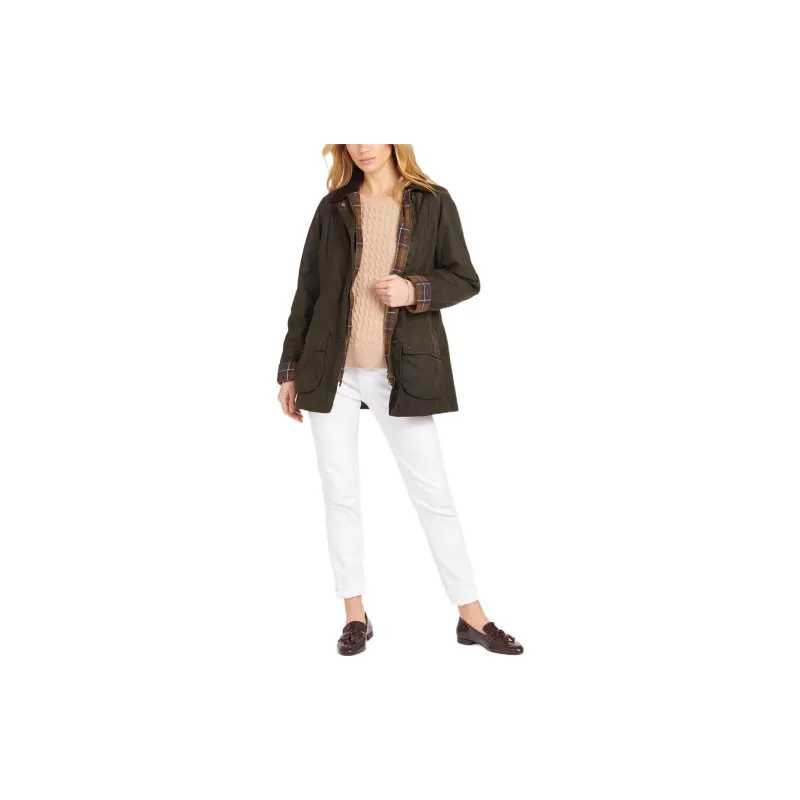 BARBOUR Beadnell Wax Cotton Jacket-1
