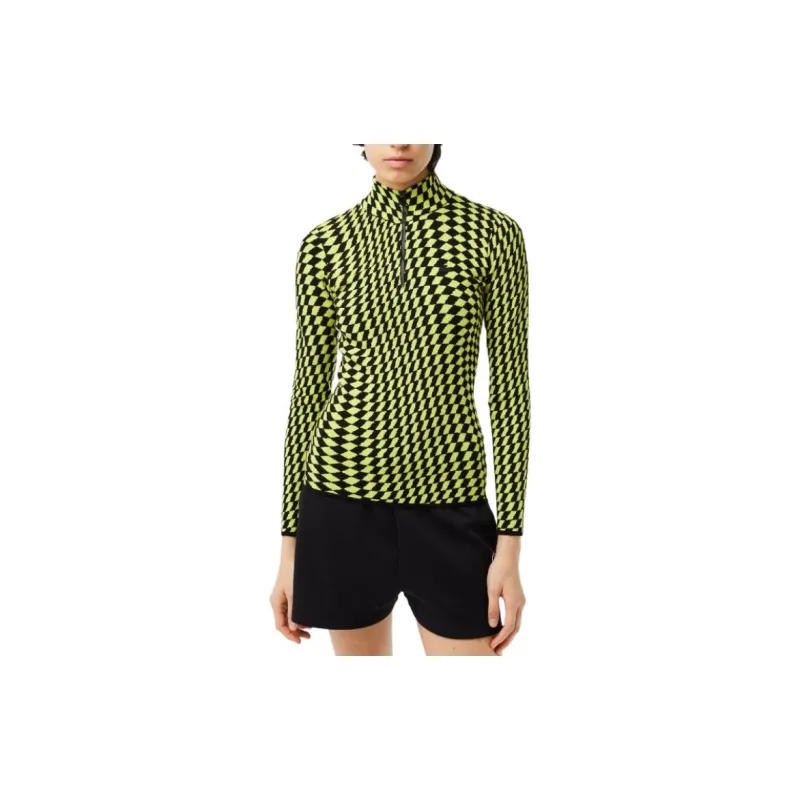 LACOSTE Sweatshirt Women's Yellow-3
