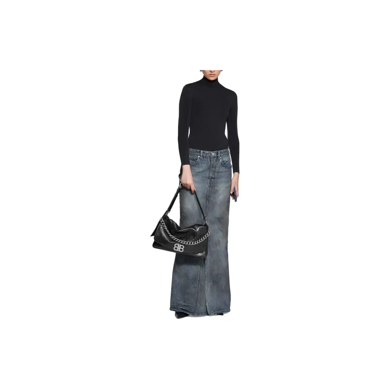 Balenciaga Maxi Skirt Light Blue-2