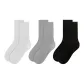 [3 Pack]White+Light Gray+Dark Gray