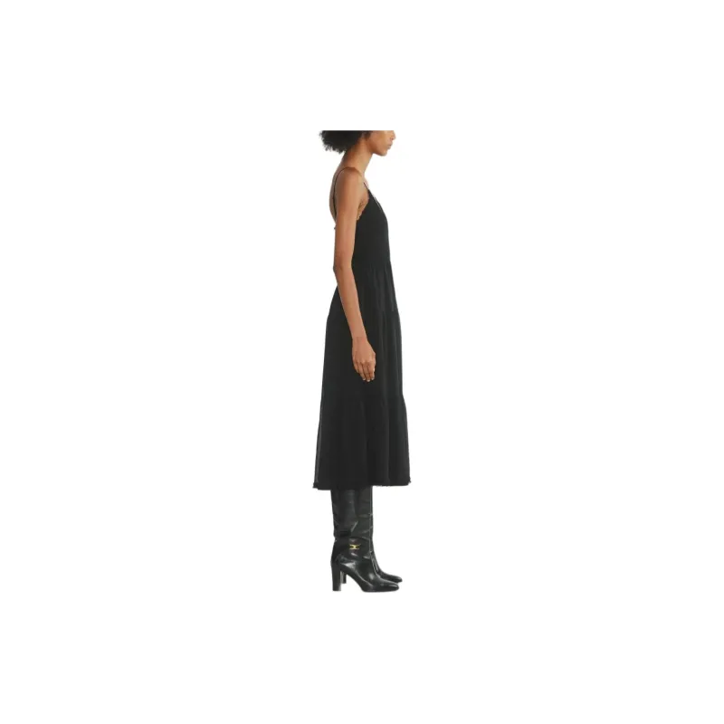 ARITZIA Wilfred Tuberose Dress Slip Dresses Women's BLACK/Black-4