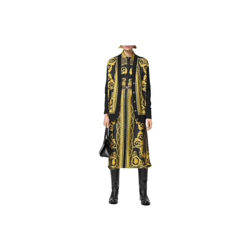 VERSACE La Coupe Des Dieux Button Up Cardigan-1