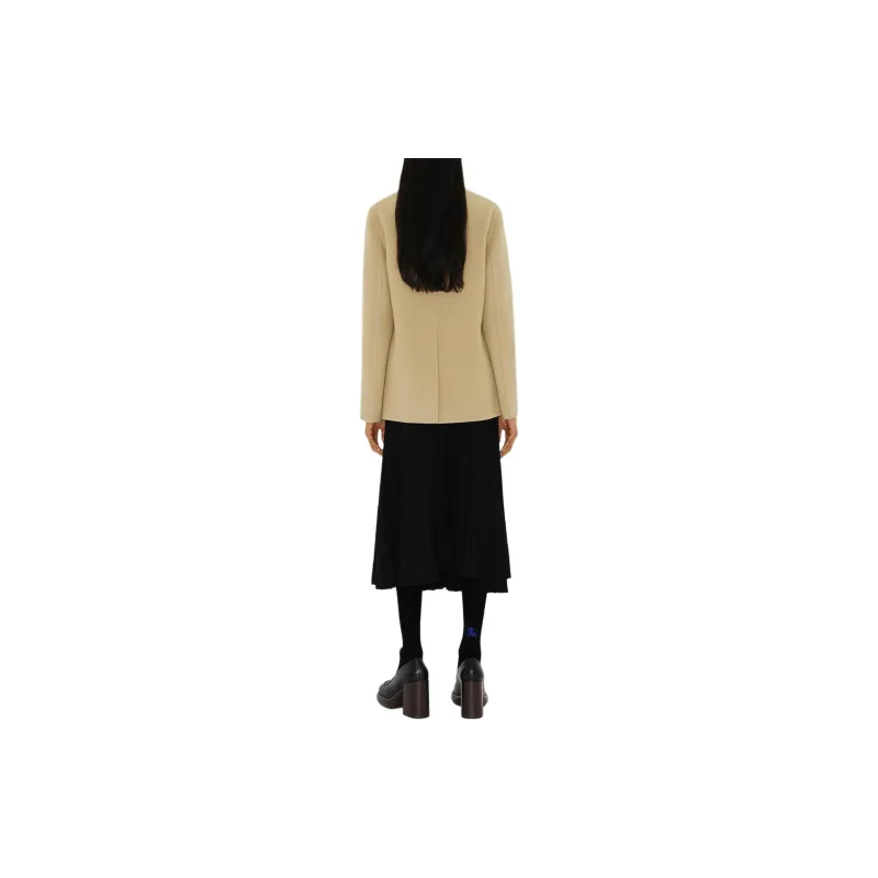 Burberry Single breasted Wool Jacket-3