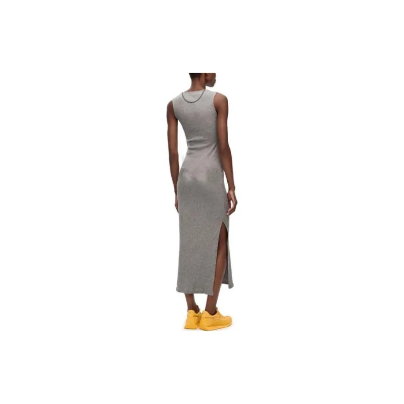 LOEWE SS23 Sleeveless Dress Women's Gray-2