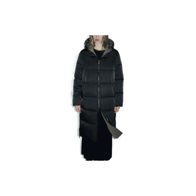 ZARA Puffer Jacket Women's Black-5