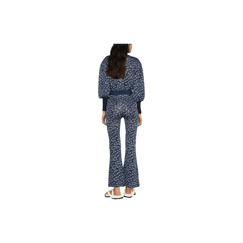 Paco Rabanne Casual Pants Women's Marine Blue-2