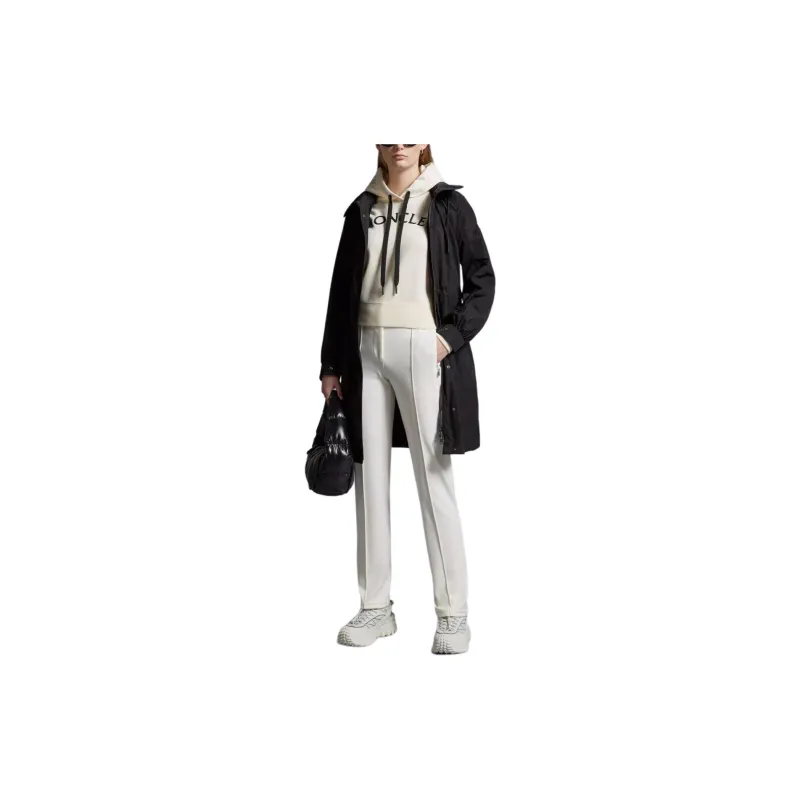 Moncler Trench Coat Women's Black-3