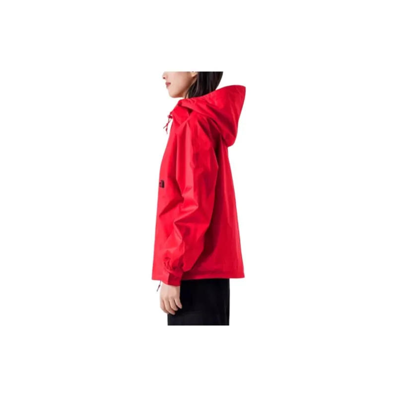 THE NORTH FACE City Outdoor Collection Hiking Water-Resistant Windproof Breathable Windbreaker Jacket Women's Red-2