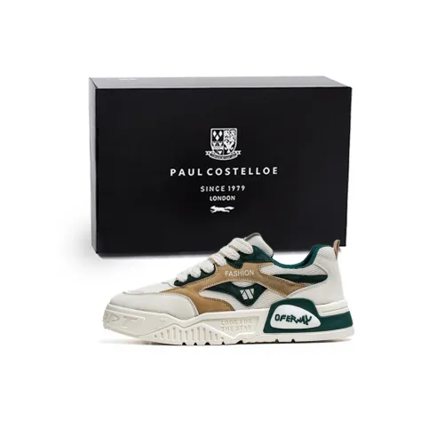 PAUL COSTELLOE Skateboard Shoes Men Low-Top Green