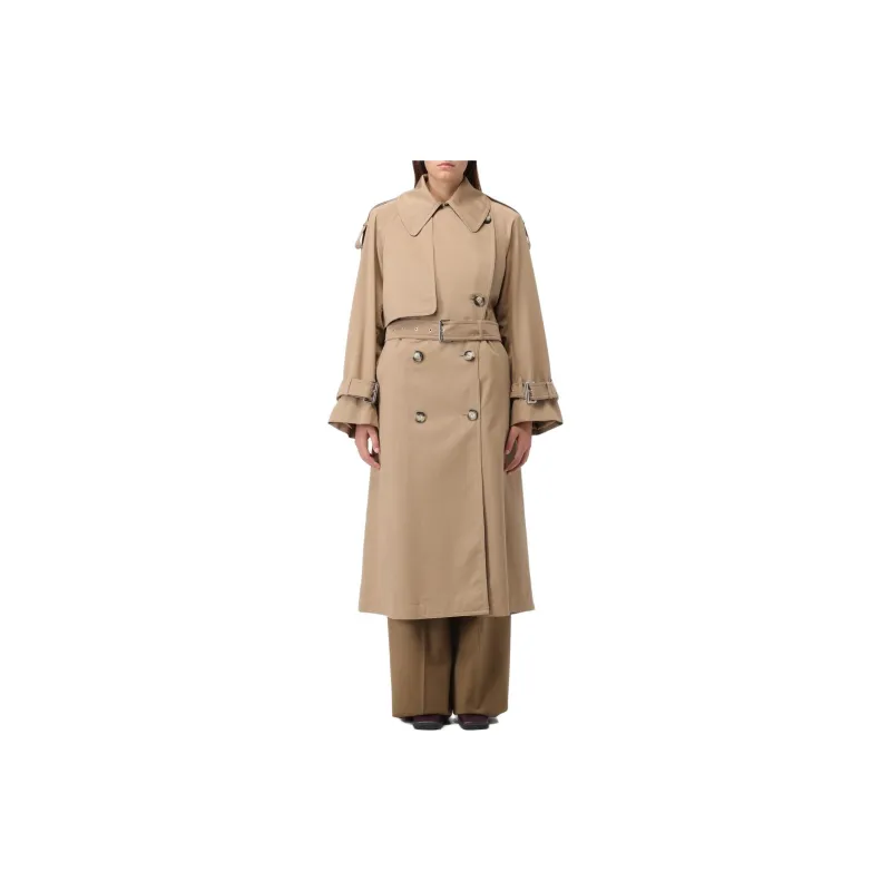 SportMax Waterproof Cotton Trench Coat-3