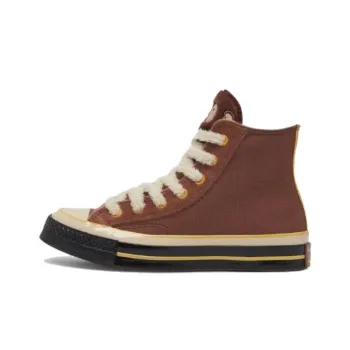 Converse Chuck 70 Wear Resistant High Top Skateboard Shoes Unisex Brown