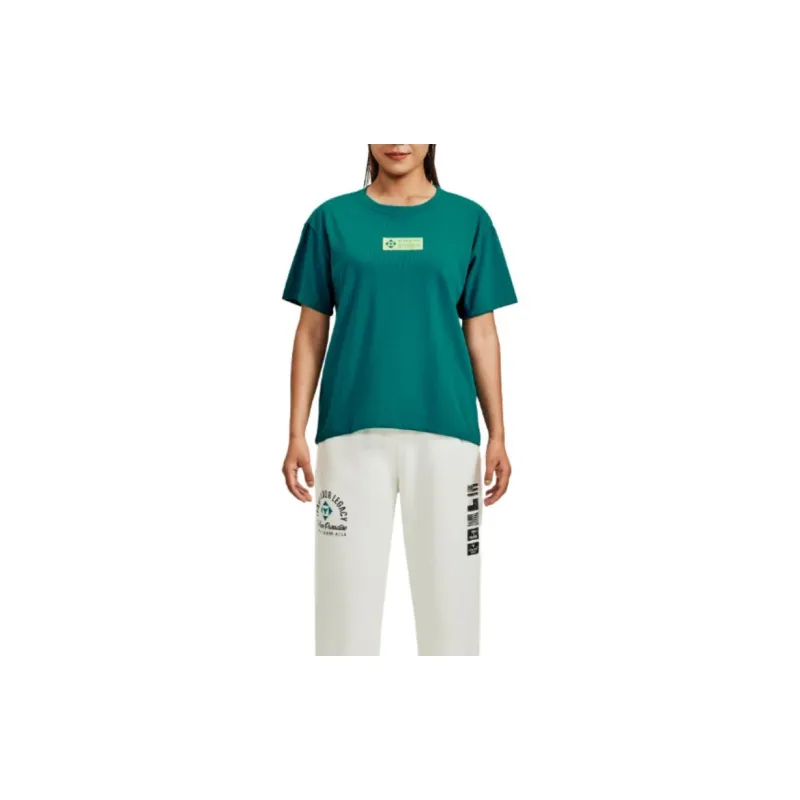 Under Armour Johnson T Shirts Women's Cyan-3
