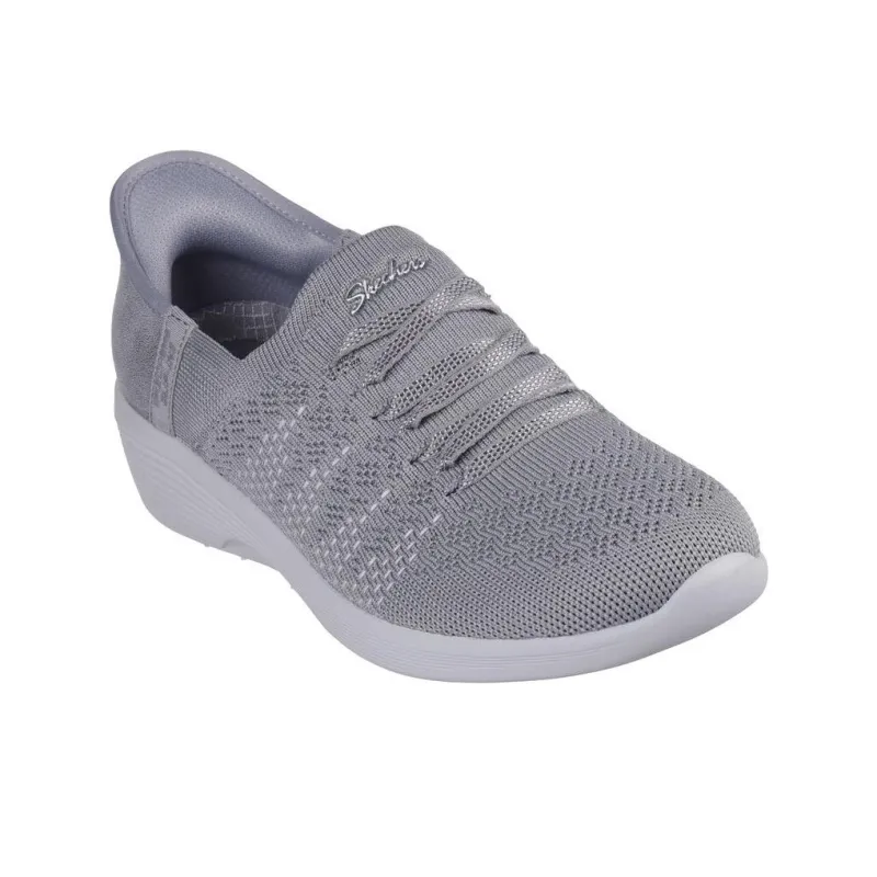 Skechers Arya Anti Slip Wear Resistant Low Top Casual Shoes Women's Gray-2