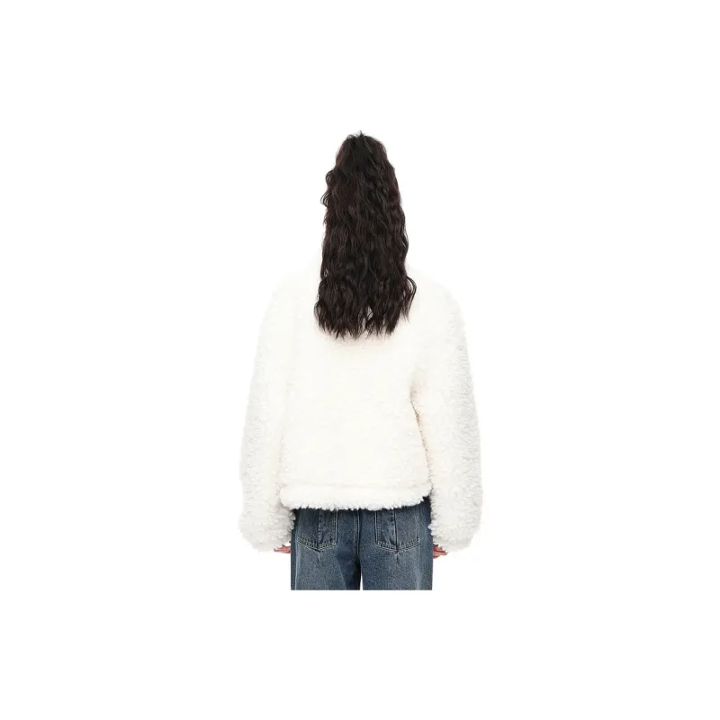 D'zzit Cropped Coat Women's White-2