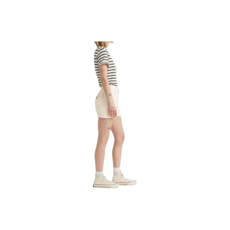 Levi’s Denim Shorts Women's White-4