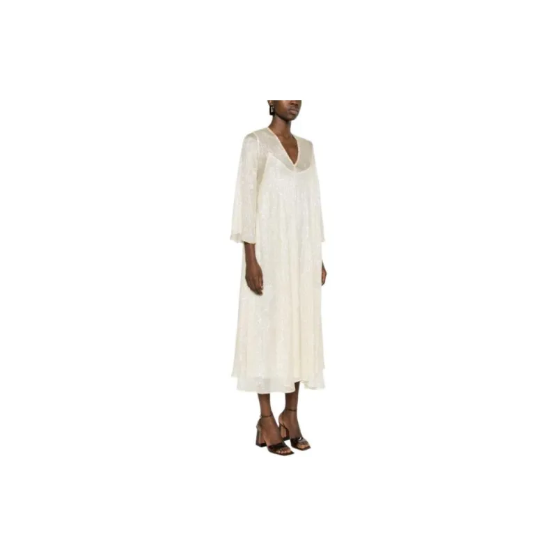 Forte Forte Lurex Kaftan Maxi Dress-3