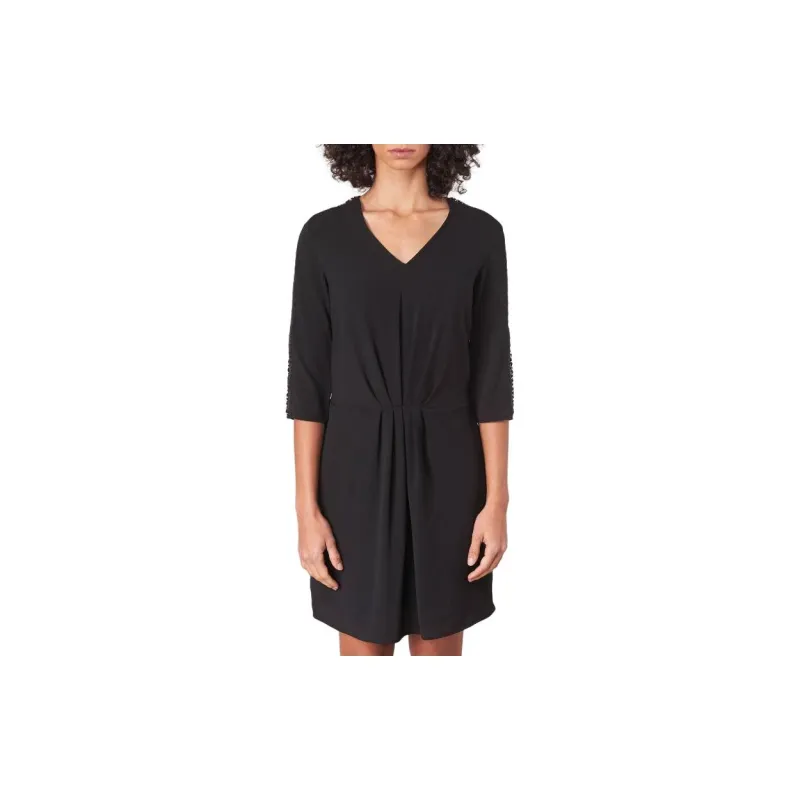 IKKS PARIS Long Sleeved Dress Women's Black-2