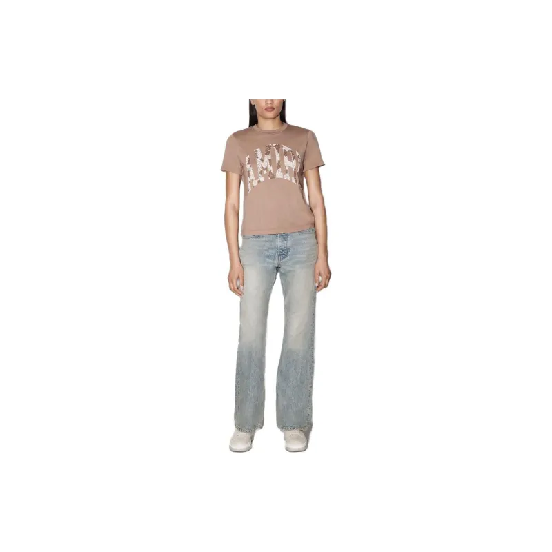 AMIRI T-Shirts Women's Brown-1