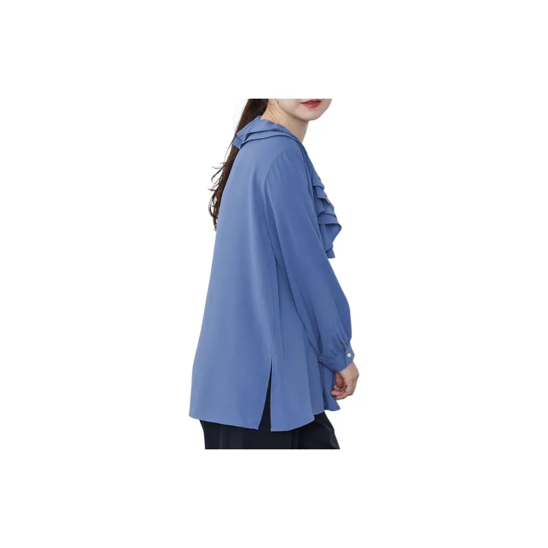 Beams Shirts Women's Blue-6