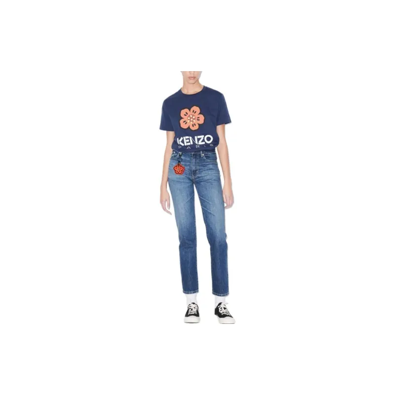 KENZO Boke Flower T Shirt 'Blue'-2