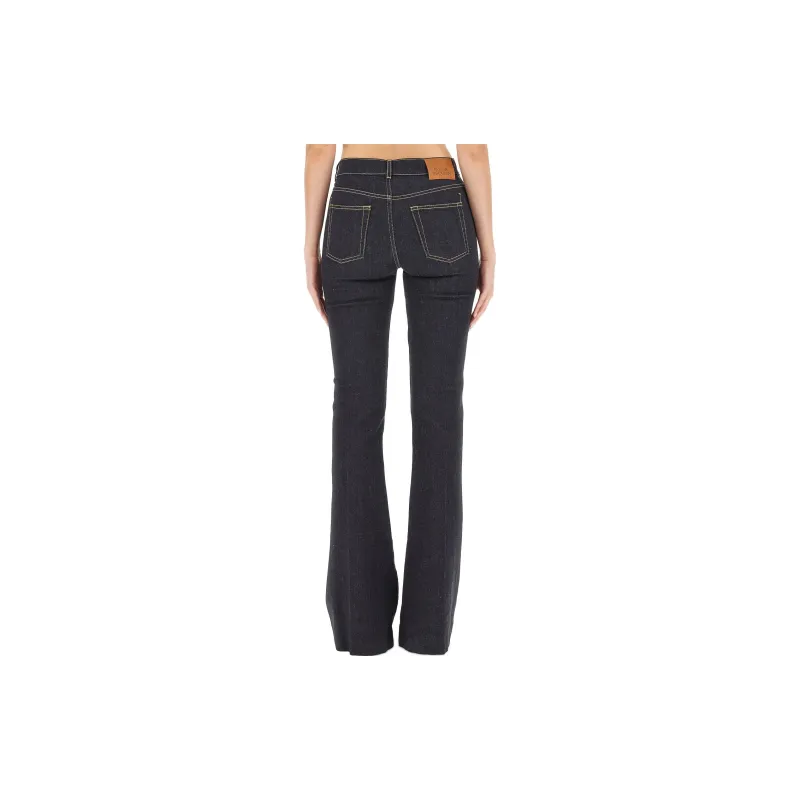Alexander McQueen High Waist Bootcut Skinny Jeans-2