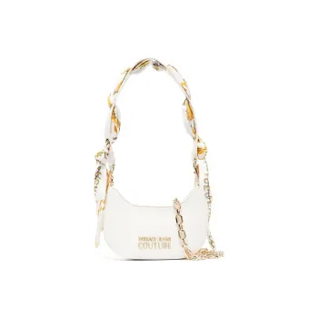 VERSACE JEANS COUTURE Polyurethane Handbag, Shoulder Bag Women's White