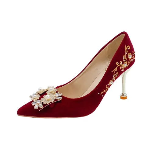 Flore High Heels Women's Burgundy