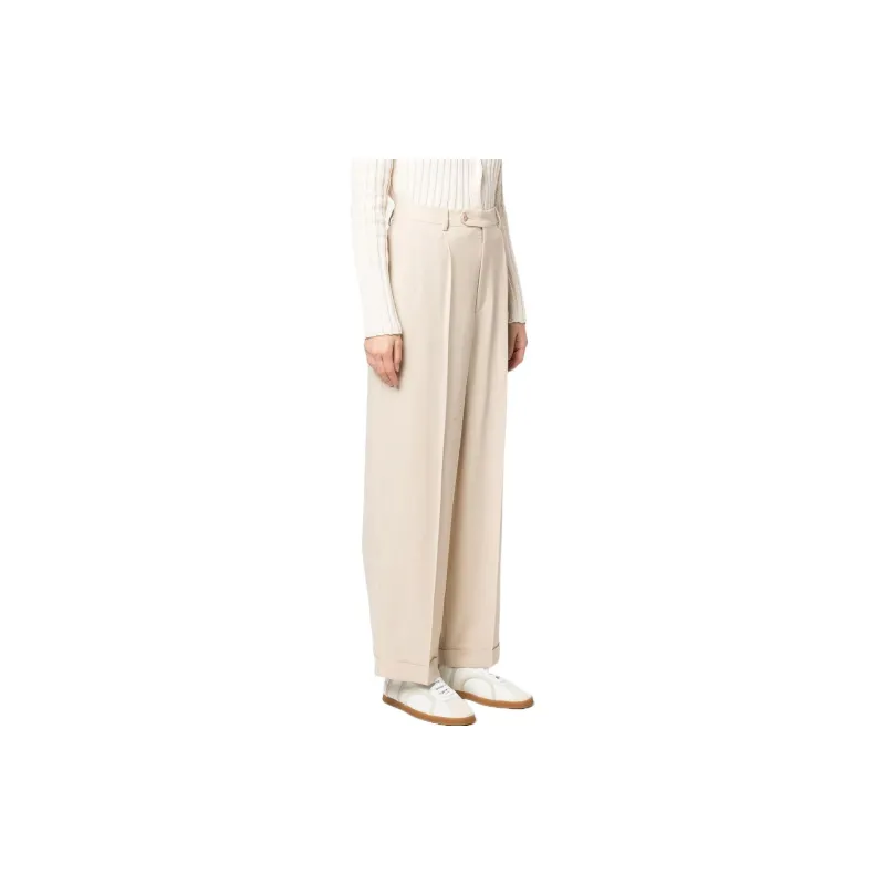 A.P.C Wide Leg Tailored Trousers-3