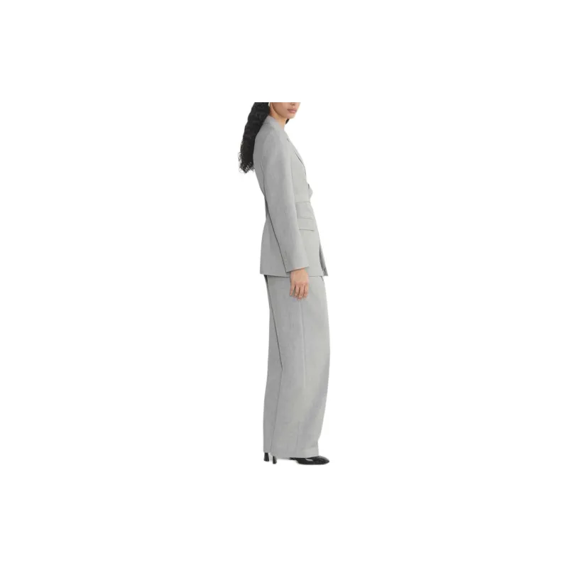 ARITZIA Babaton Innovate Blazer Business Suit Women's Heather Chrome Gray-3