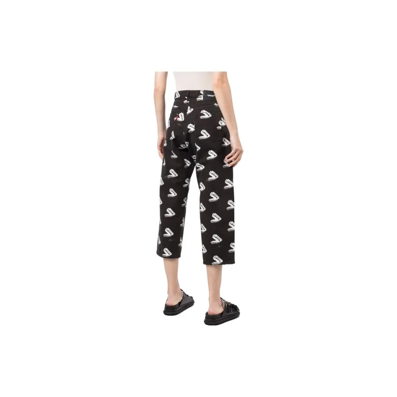 UNDERCOVER Knitted Sweatpants Women's Black-1