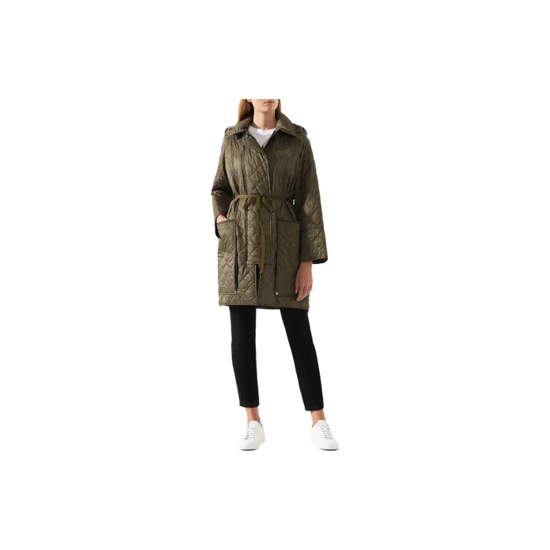 Burberry Puffer Jackets Women's Olive-1
