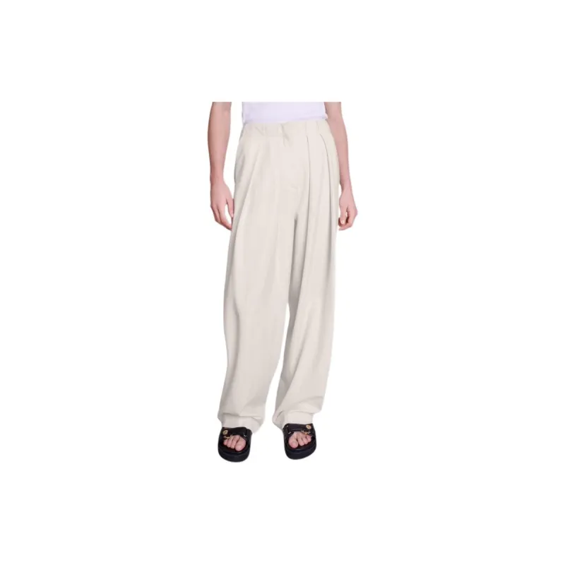Maje Pleat-detailing Palazzo Pants-4