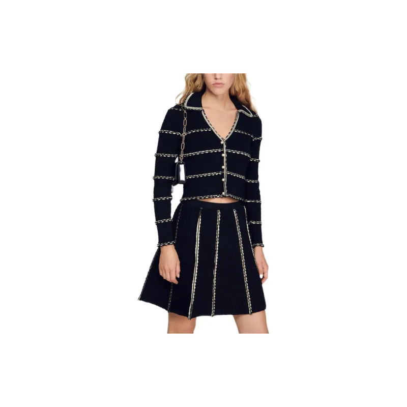 Sandro FW22 Knitwear Women's Black-1