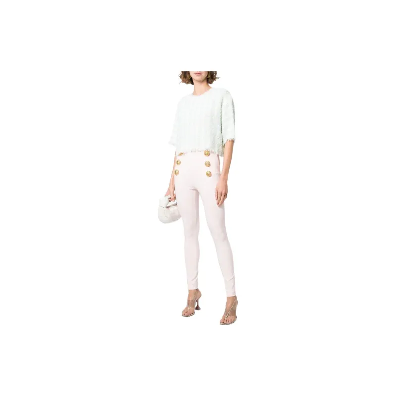 BALMAIN Casual Pants Women's Pink-1